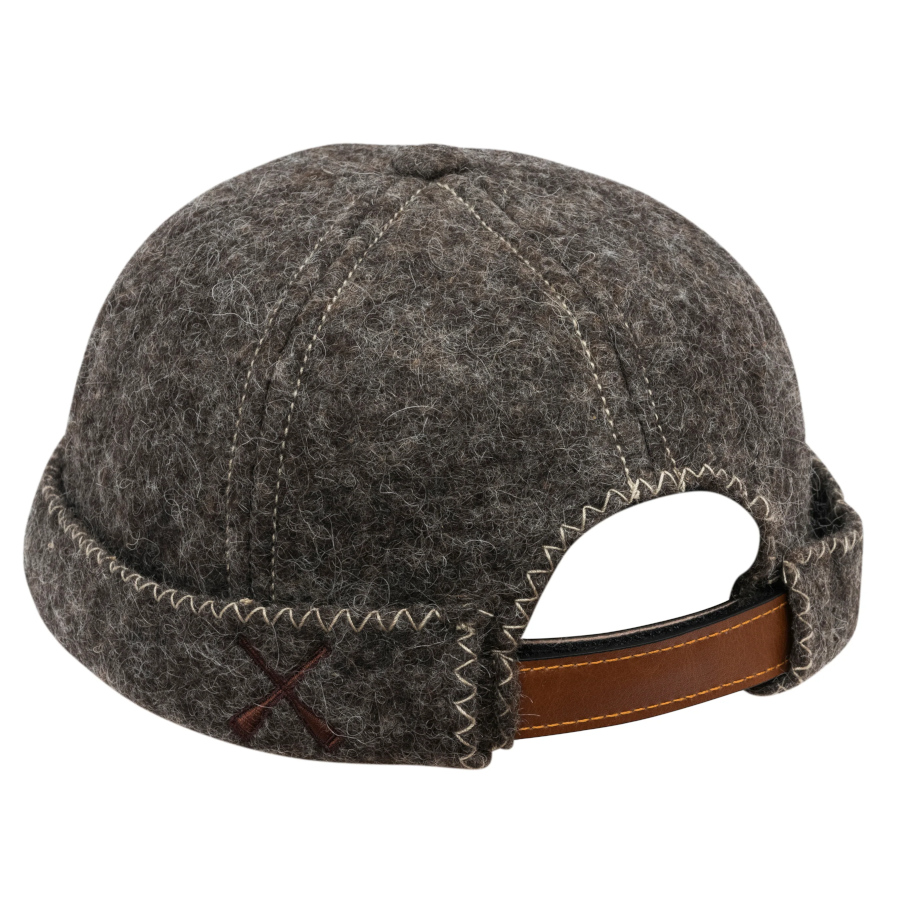 Mössa Miki ullfilt (Béton Ciré) brun (bild för) Mössa Miki ullfilt (Béton Ciré) brun